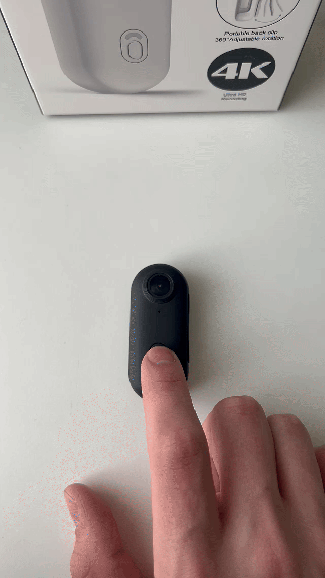 GIF: включение камеры